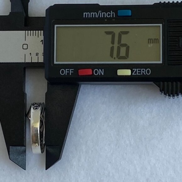 VTG Sterling Silver 925 Filigree V Shaped Chevron Band Wishbone Ring Size 5.75 - Picture 15 of 16